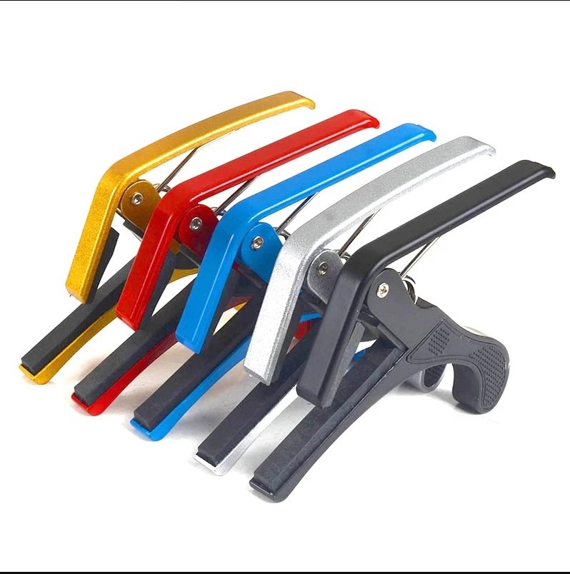 Free gift Quick Change Clamp Key Acoustic Classic Guitar Capo - with 2 free picks