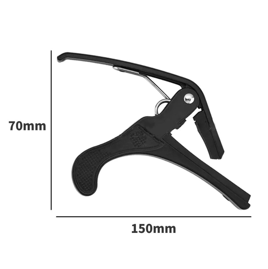 Free gift Quick Change Clamp Key Acoustic Classic Guitar Capo - with 2 free picks - Image 4