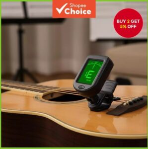 Miwayer Digital Chromatic Clip-On Guitar Tuner LCD Mini Tuner for Guitar Ukulele Violin