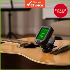 Miwayer Digital Chromatic Clip-On Guitar Tuner LCD Mini Tuner for Guitar Ukulele Violin