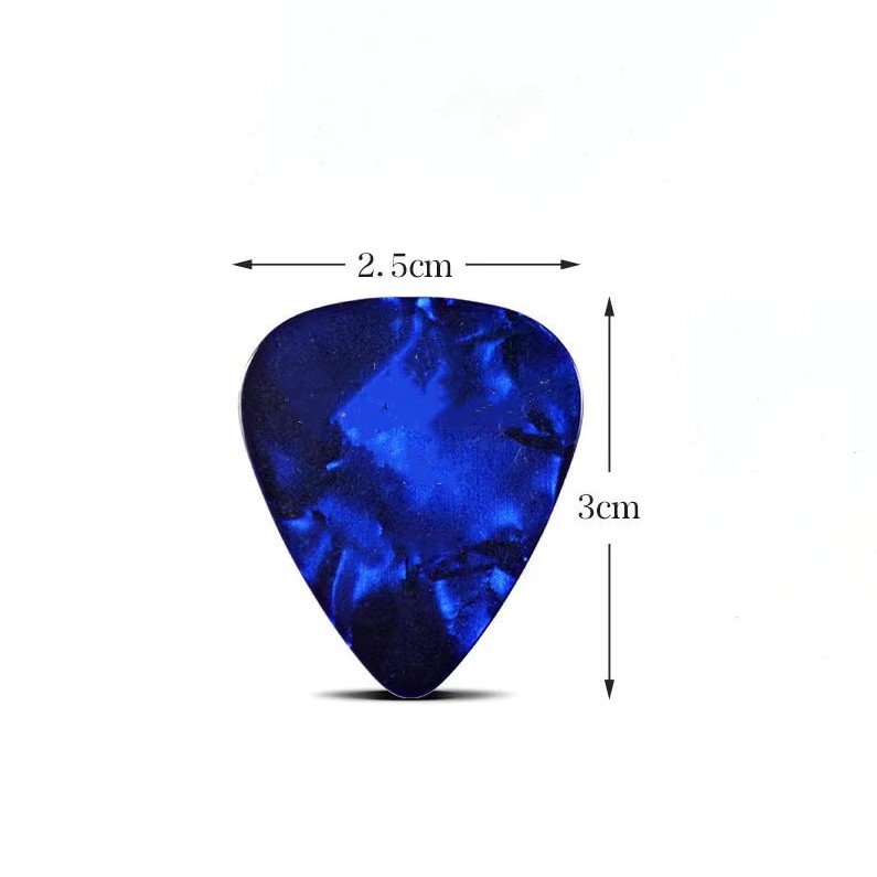 Guitar Picks Celluloid Various Colors Different Thicknesses Smooth Sweeping Bright Tone Guitar Accessory - Image 9