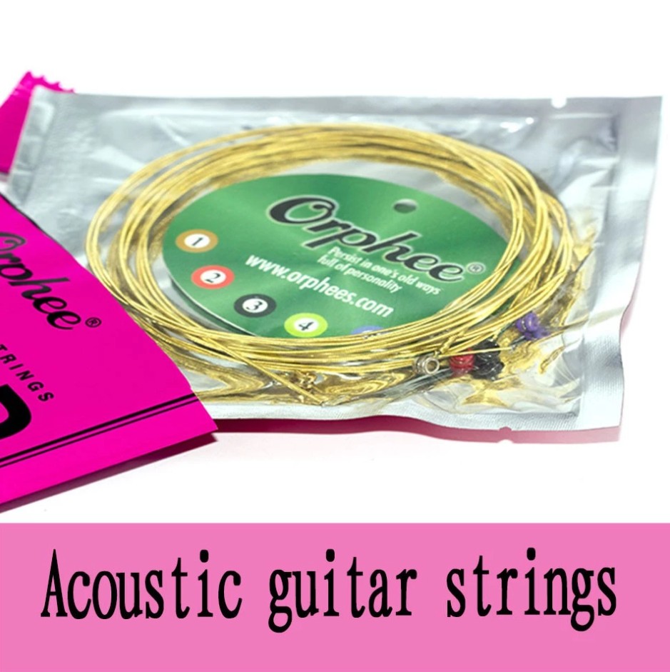 Orphee 6Pcs/set Acoustic Guitar String Hexagonal core+8% Nickel Extra light TX620/TX630/TX640 - Image 5