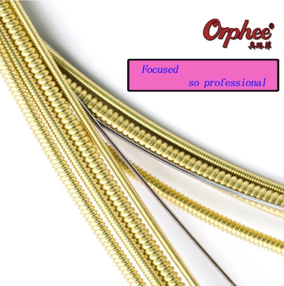 Orphee 6Pcs/set Acoustic Guitar String Hexagonal core+8% Nickel Extra light TX620/TX630/TX640 - Image 3