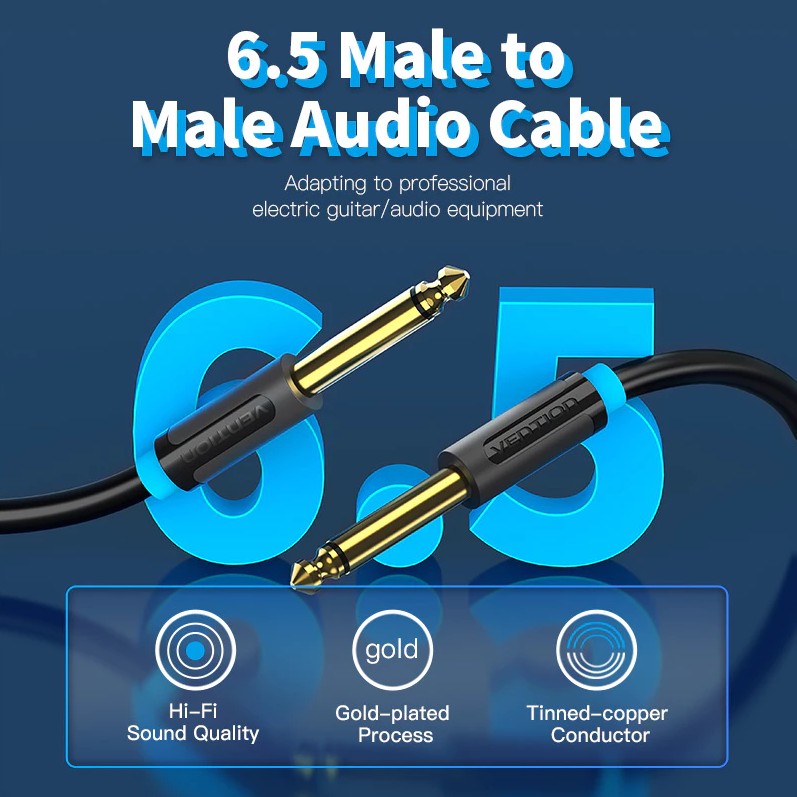 Vention Audio Stereo Jack Aux Cable for Speaker Power Amplifier Guitar - Image 9