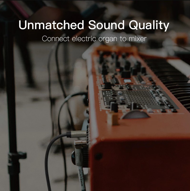 Vention Audio Stereo Jack Aux Cable for Speaker Power Amplifier Guitar - Image 6