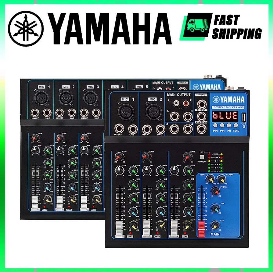 YAMAHA MG04-BT/MG7-BT Propesyonal Audio Mixer with equalizer 4/7 channel built-in EQ/recording