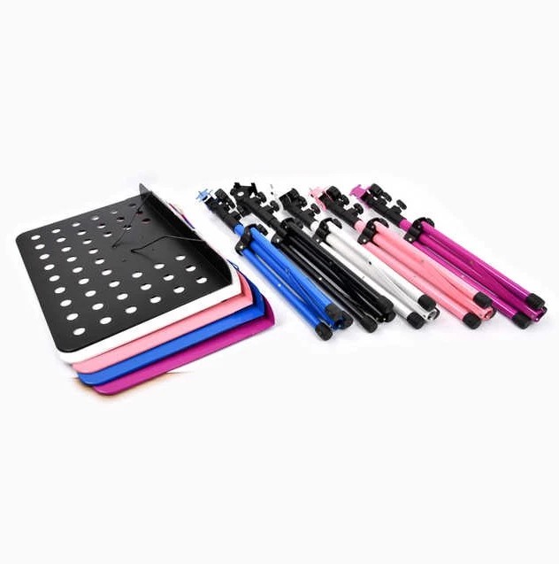 Heavy Duty Adjustable Folding Music Stand with Lyrics Holder - Image 2