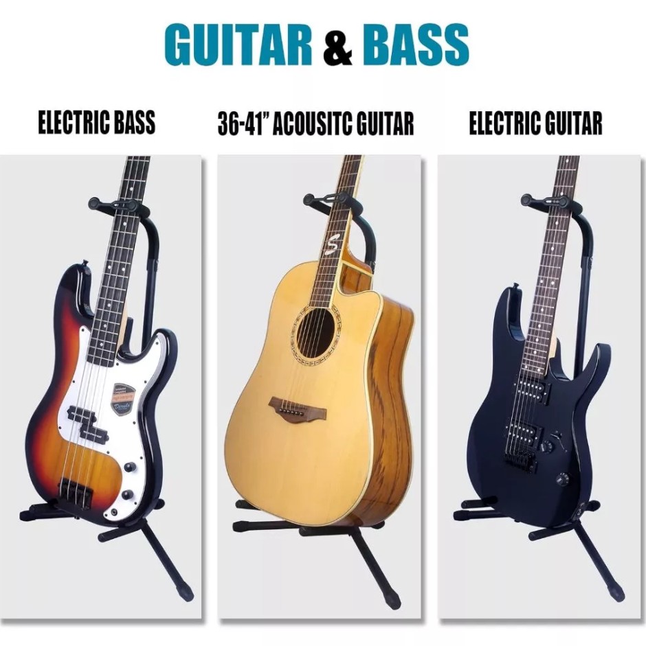【COD】Guitar Stand Adjustable for Electric Acoustic Guitars and Bass Guitar Accessories - Image 9