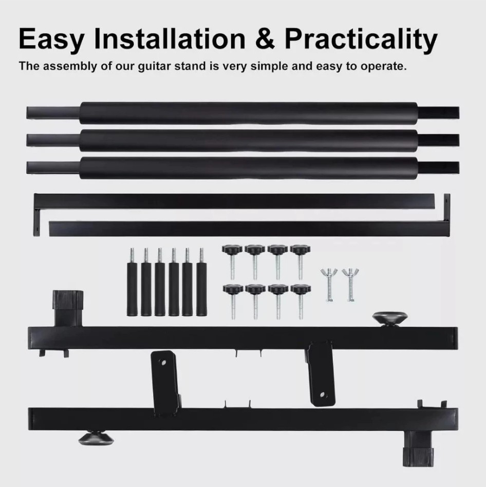3/5/7/9Head Guitar Stand Folk Classical Guitar Stand Can Put More Bakelite Guitar Stand Display - Image 3