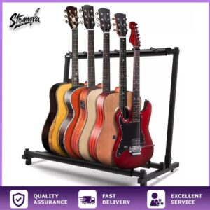3/5/7/9Head Guitar Stand Folk Classical Guitar Stand Can Put More Bakelite Guitar Stand Display