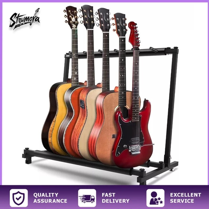 3/5/7/9Head Guitar Stand Folk Classical Guitar Stand Can Put More Bakelite Guitar Stand Display