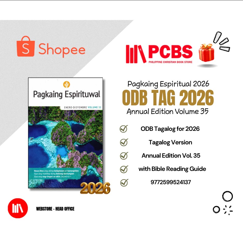 PCBS Our Daily Bread 2026 Tagalog Annual Edition Volume 35 - ODB Tagalog 2026 - Daily Devotional