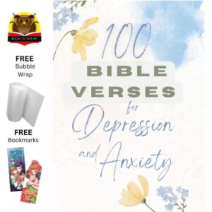 100 BIBLE VERSES FOR DEPRESSION AND ANXIETY | 144 Pages Devotional Book