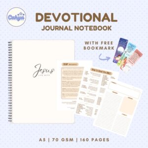 Life with Jesus Devotional Journal Notebook | A5 160 Pages | CahyaOnlineShop