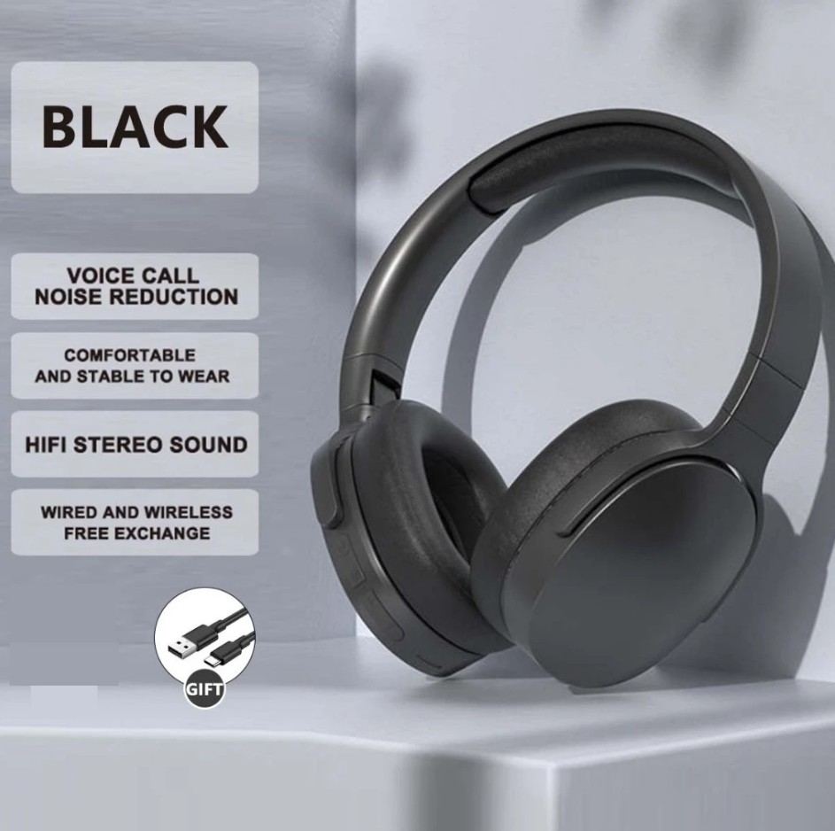 D91 Bluetooth Wireless Foldable Headphone Noise Cancelling Insensitive Delay with Microphone - Image 9