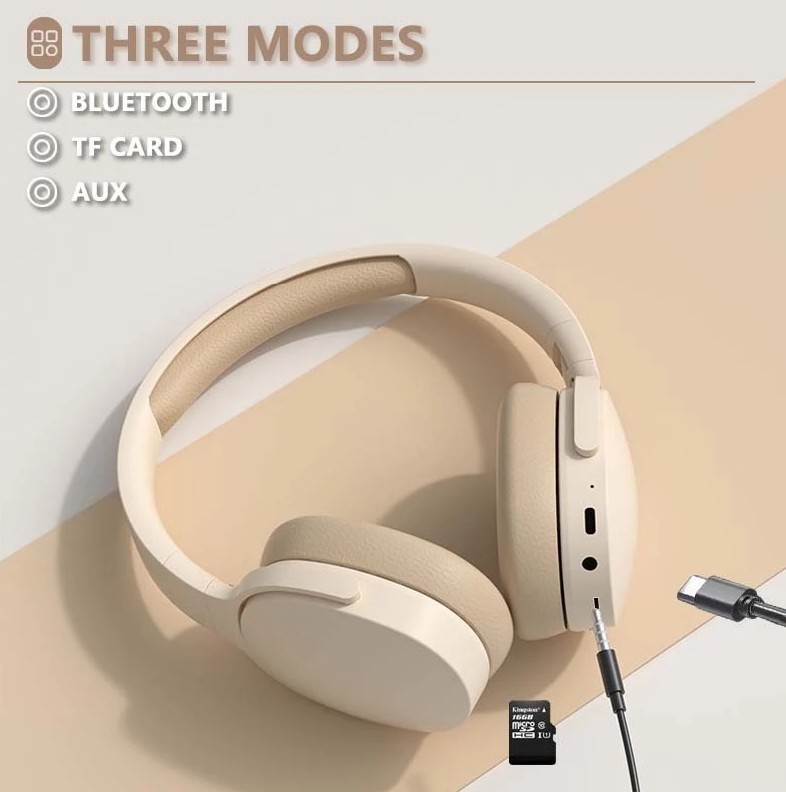 D91 Bluetooth Wireless Foldable Headphone Noise Cancelling Insensitive Delay with Microphone - Image 6
