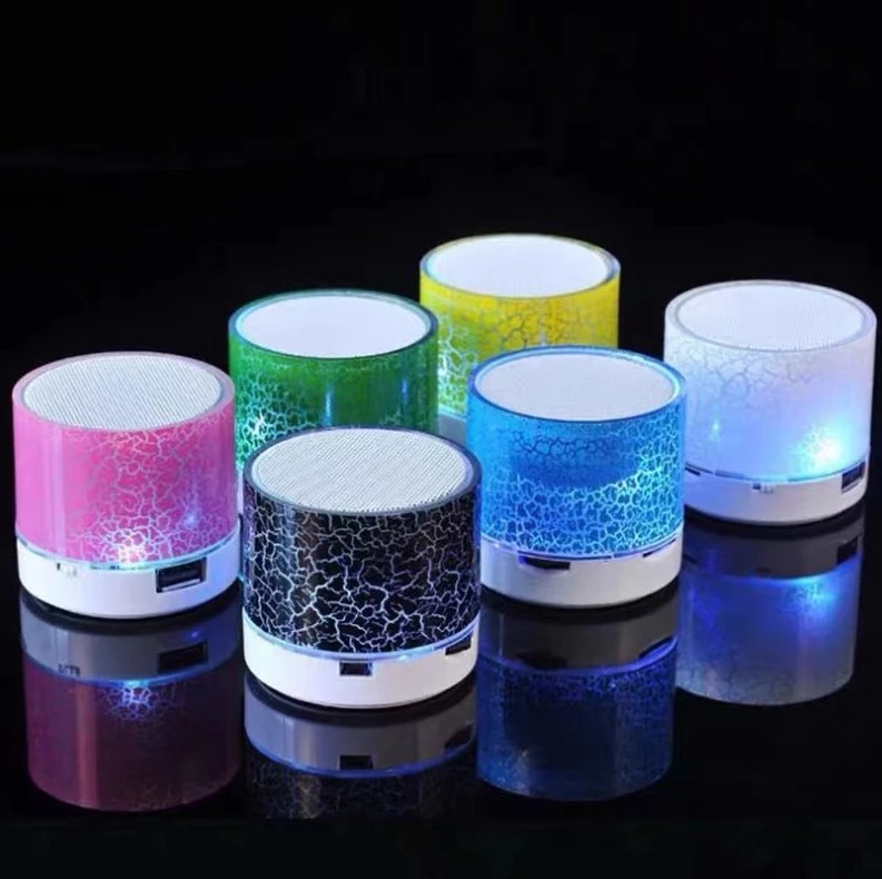 Portable Mini LED Bluetooth Speaker Powerful Sound Bluetooth Dancing Light Mini Speaker S10