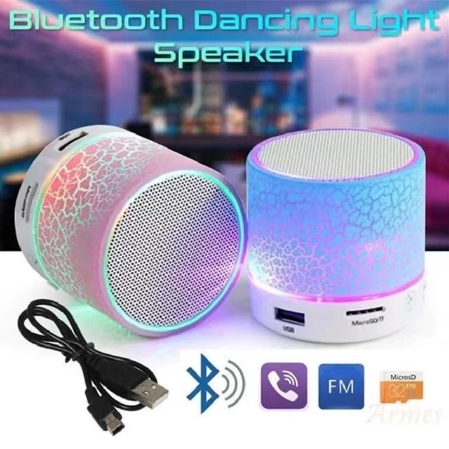 Portable Mini LED Bluetooth Speaker Powerful Sound Bluetooth Dancing Light Mini Speaker S10 - Image 3