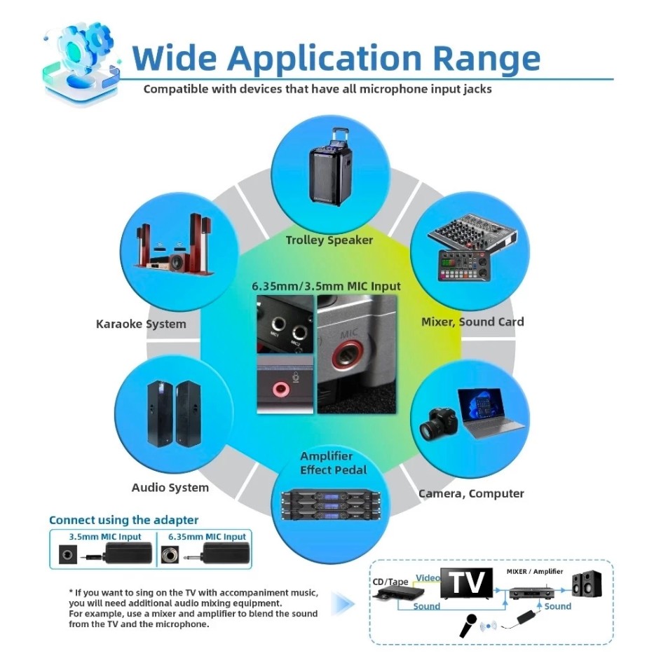 microphone wireless microphone bluetooth microphone wireless microphone for videoke Live stage - Image 9