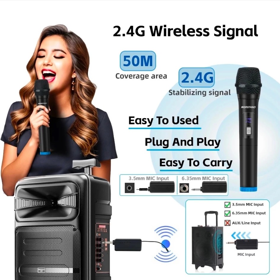 microphone wireless microphone bluetooth microphone wireless microphone for videoke Live stage - Image 5