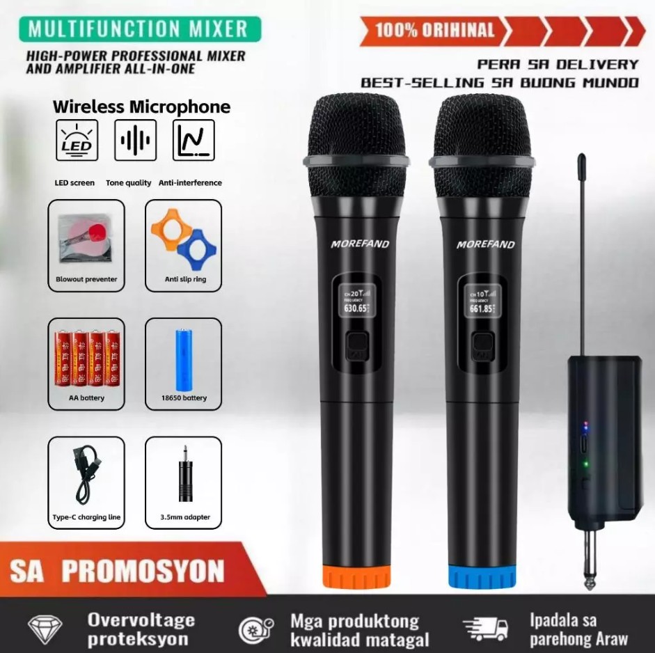 microphone wireless microphone bluetooth microphone wireless microphone for videoke Live stage