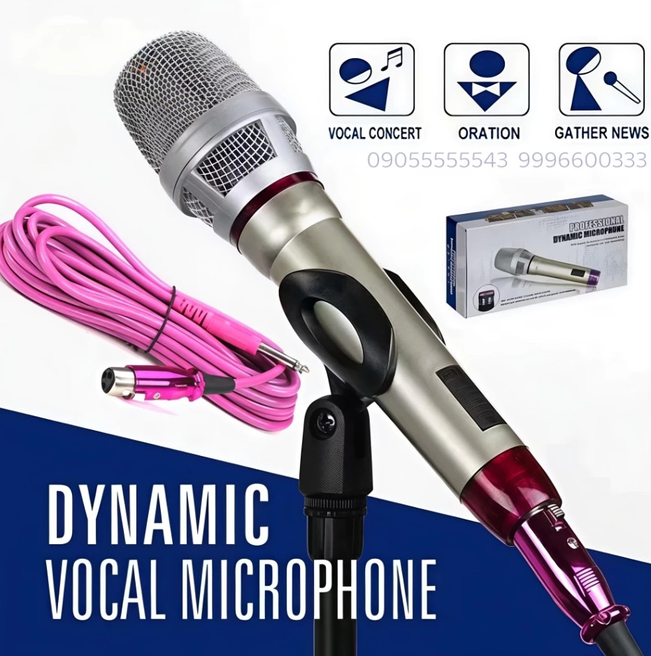 KS-9000H Platinum Karaoke Dynamic Microphone Professional Wired MIC For Videoke Recording KTV System - Image 8
