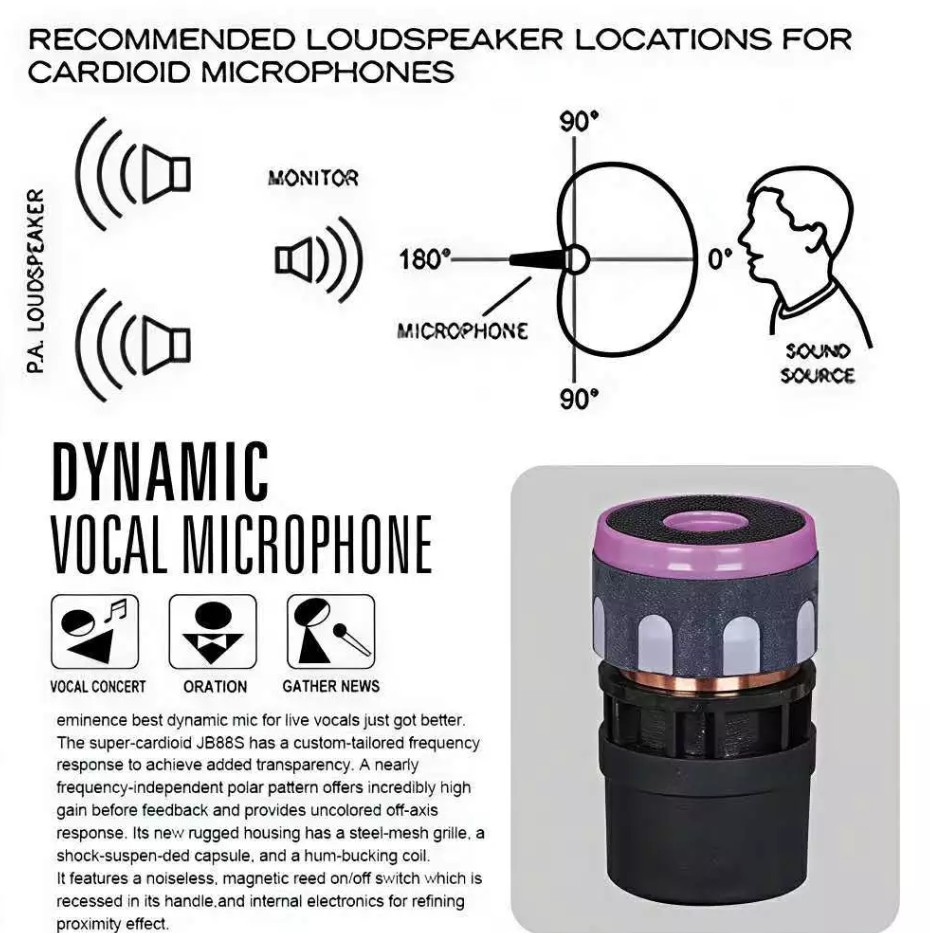 KS-9000H Platinum Karaoke Dynamic Microphone Professional Wired MIC For Videoke Recording KTV System - Image 7