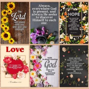 Bible Verse & Quotes Wall Decor Photo Laminated A4 size