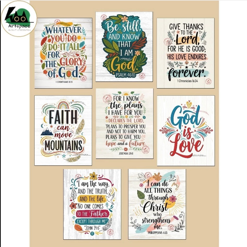 Bible Verse Bible Verse Wall Decor Rustic Boho Wood Sign Christian Home Wall Decoration BIG SIZE