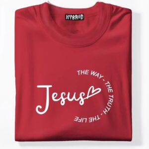 Jesus the way the truth the life clothing fashion design oversized tshirt unisex tops cotton t-shirt