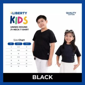 Liberty Kids Tees WHT BLK multiple colors